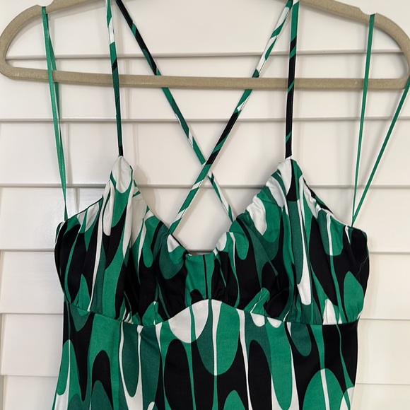 Zara Dresses Nwt Zara Strappy Geometric Pattern Maxi Dress Poshmark